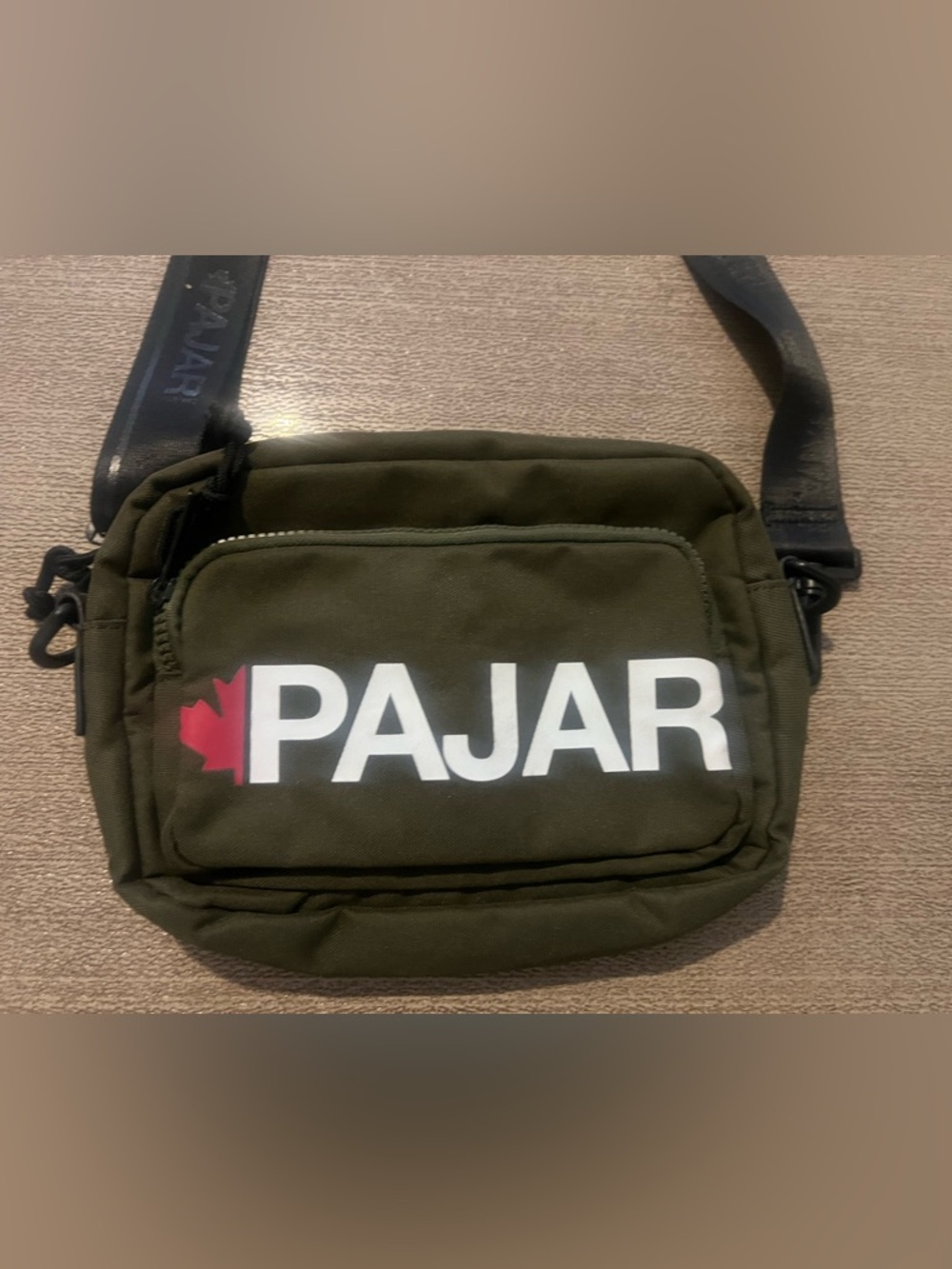 Pajar Olive Green Logo Bag